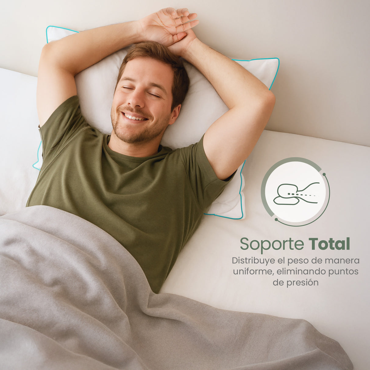 Almohada Bio Essential con Microfibras de Gel