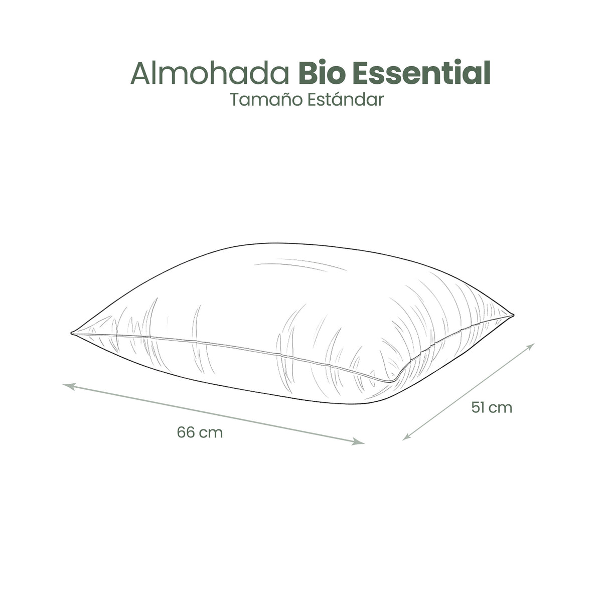 Almohada Bio Essential con Microfibras de Gel