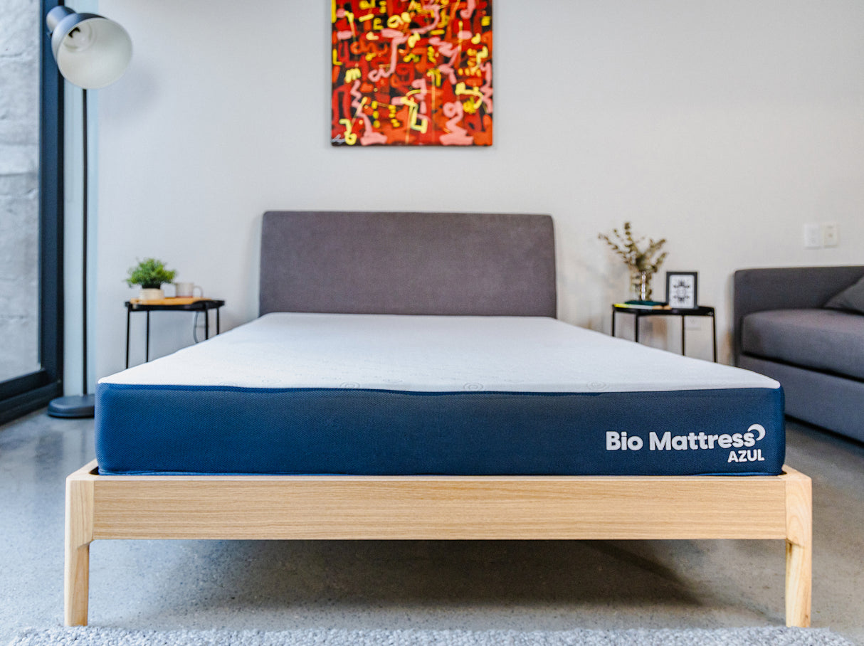 Colchón Bio Mattress Blue, frescura y confort que te acompañan durante el sueño.