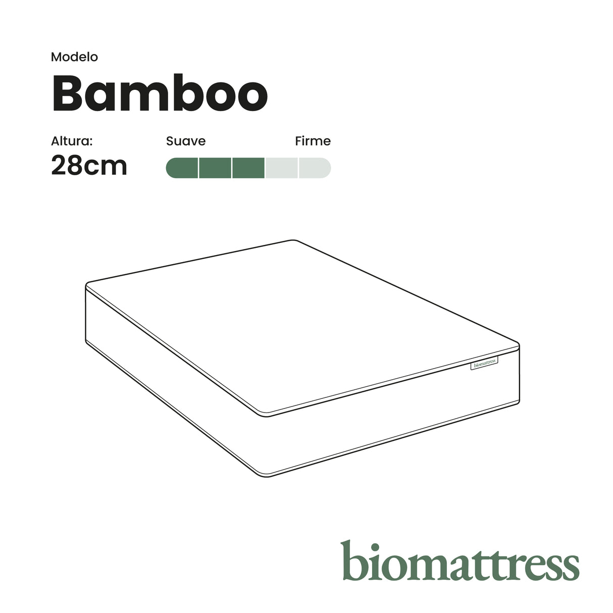 Colchón Biomattress Bamboo