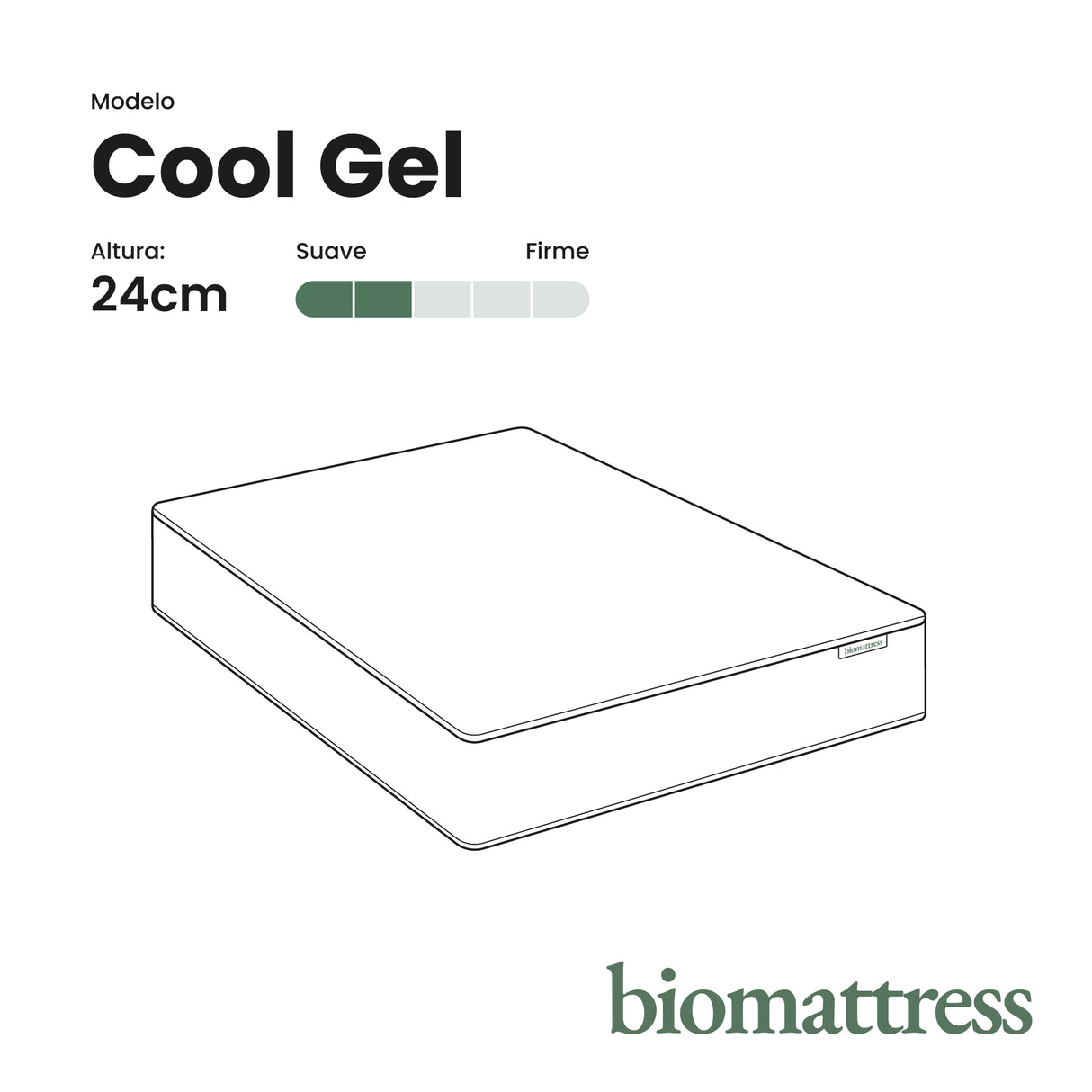 Colchón Biomattress Cool Gel