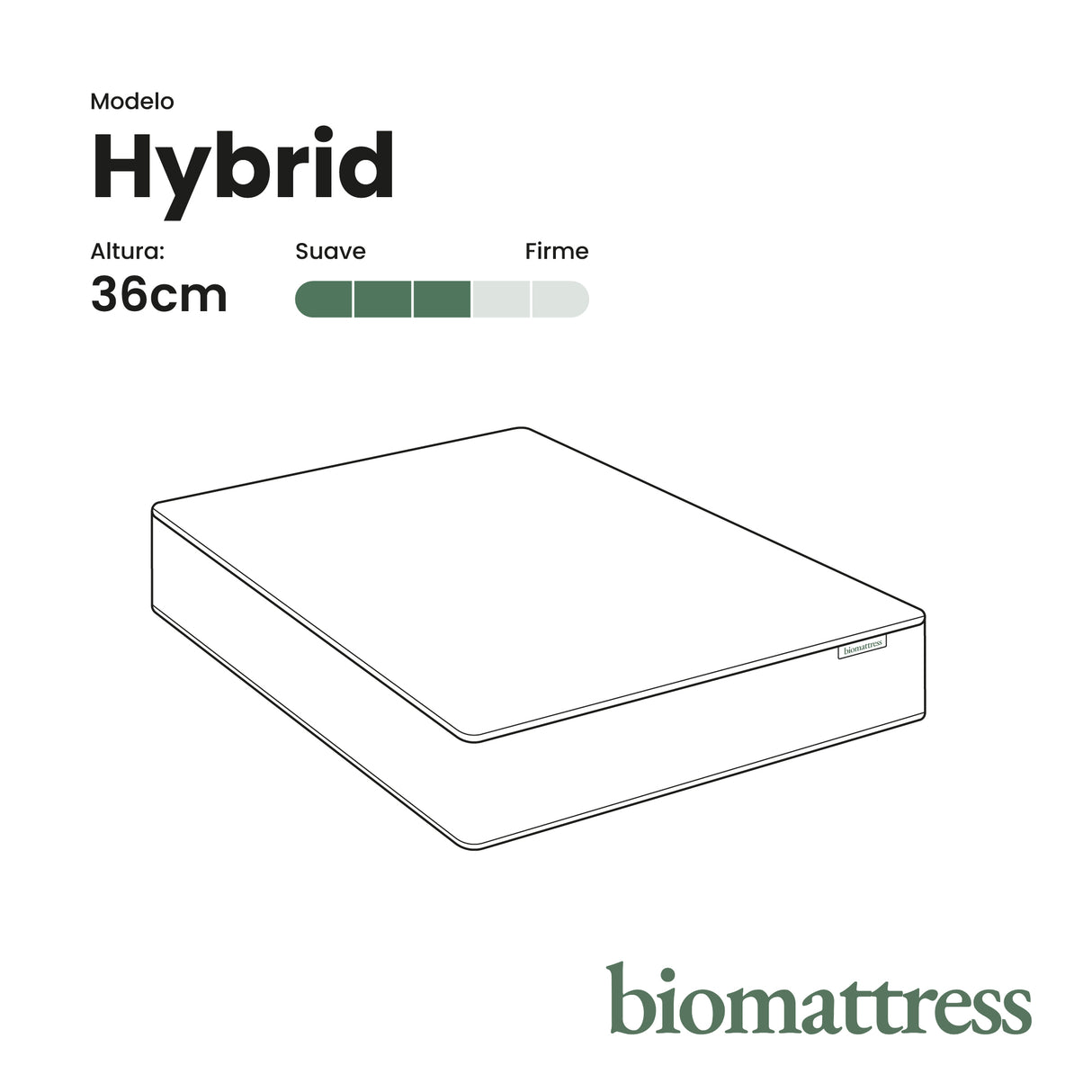 Colchón Biomattress Hybrid