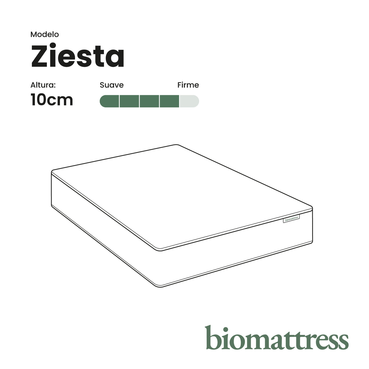 Colchón Bio Mattress Ziesta Original