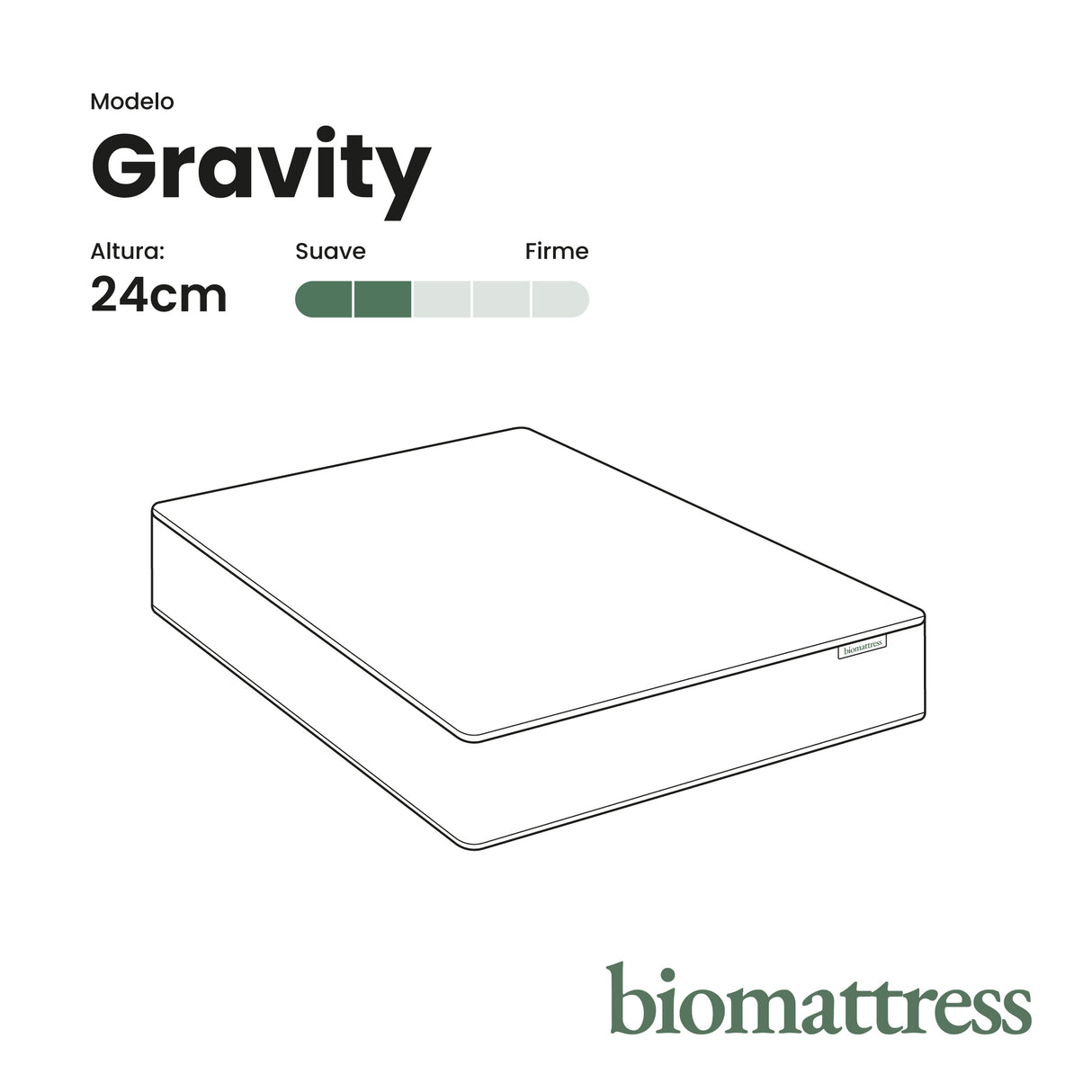 Colchón Biomattress Gravity