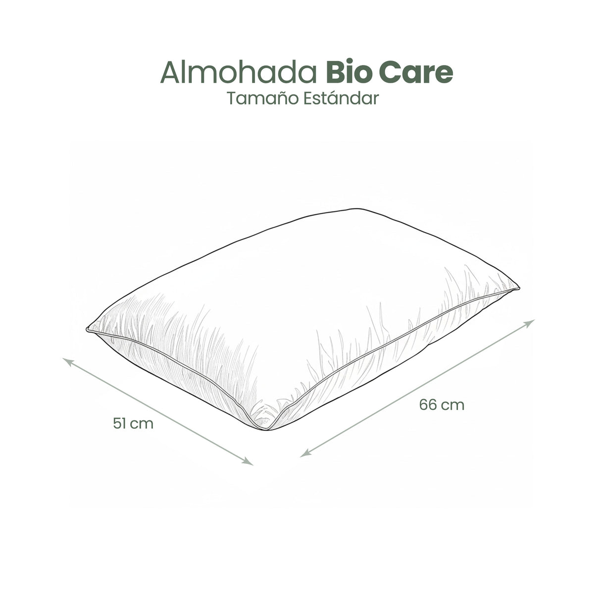 Almohada Bio Care con Microfibras de Gel