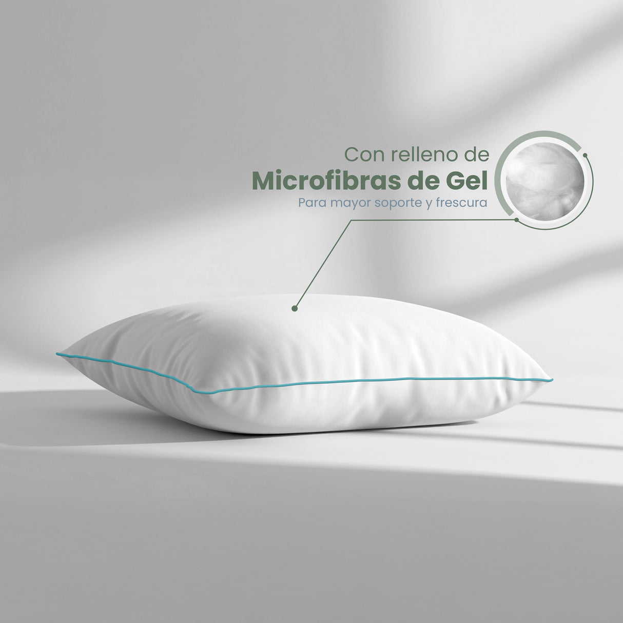 Almohada Bio Essential con Microfibras de Gel