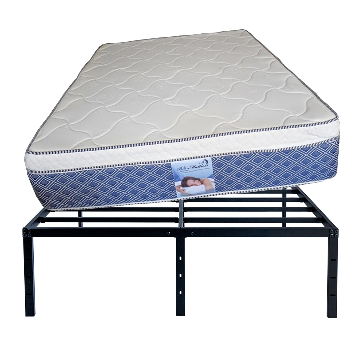 Colchón Bio Mattress Mystery + Base Armable de Acero