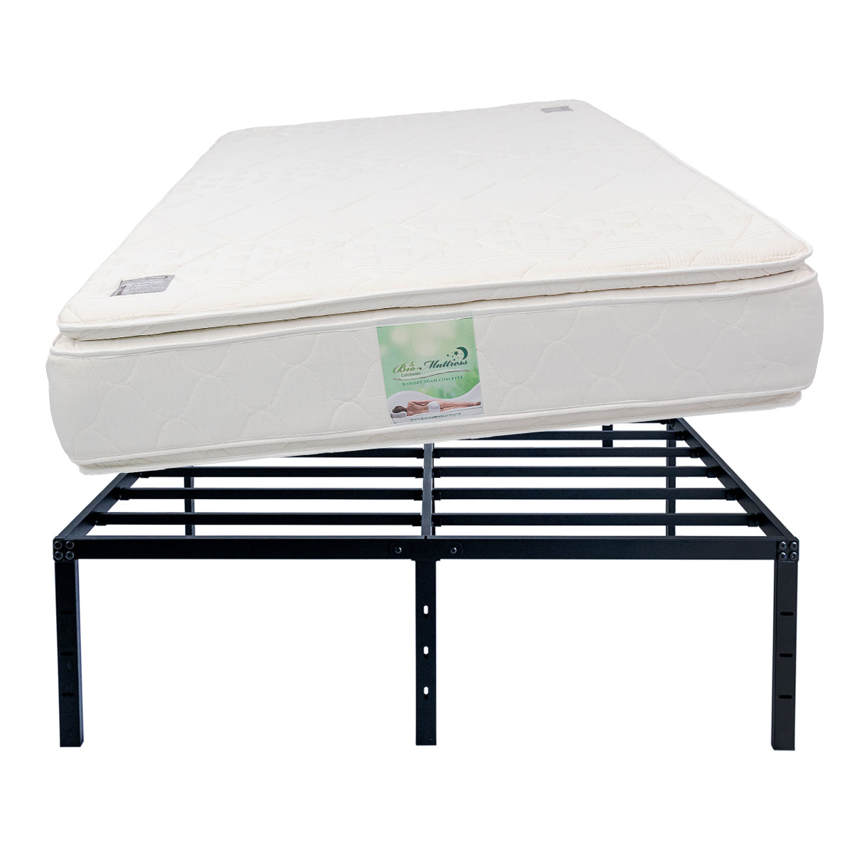 Colchón Bio Mattress Sensity + Base Armable de Acero